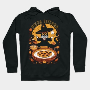 Pizza Wizard Magical Witch Hoodie